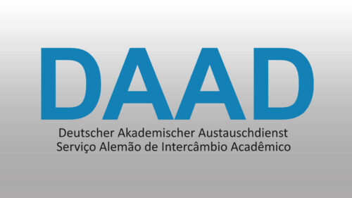 Banner do DAAD (Serviço Alemão de Intercâmbio Acadêmico)